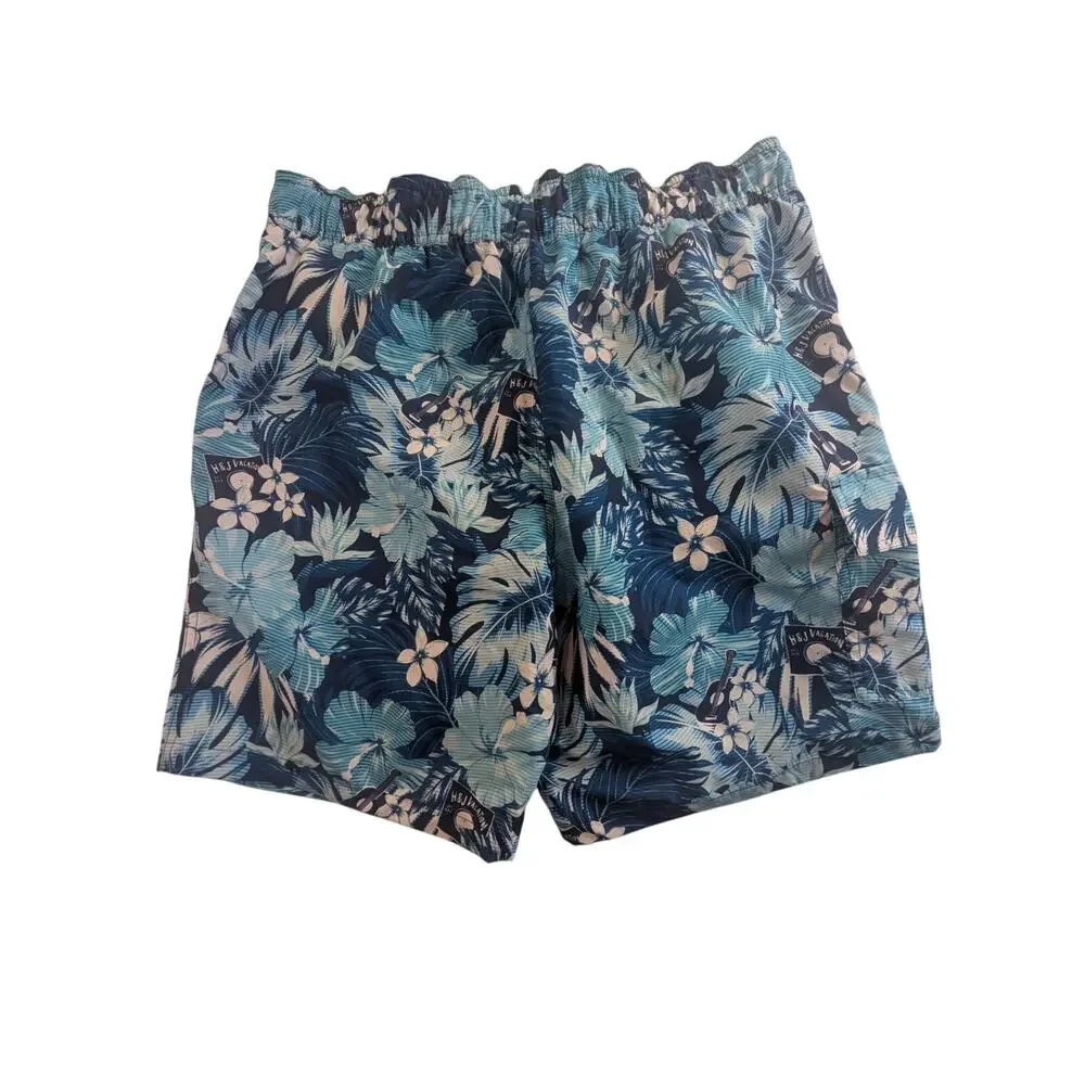 Havana Jim Men's Size Medium Tropical Mesh-Lined Swim Trunks Shorts 4 Pocket NWT